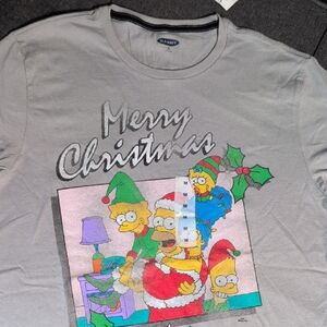 Old Navy Gray Merry Christmas T-Shirt